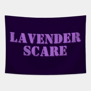 Lavender Scare (Stencil Look) Tapestry