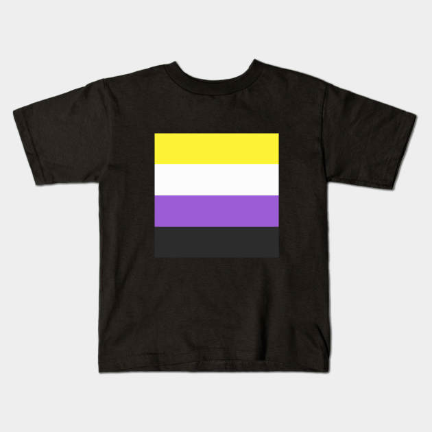 ENBY nonbinary enby flag non binary pride - Enby - Kids T-Shirt | TeePublic