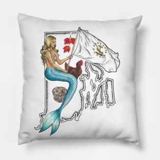 Rhode Island Mermaid Pillow