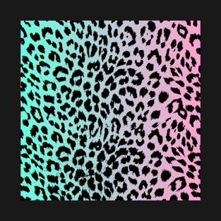 colorful leopard pattern T-Shirt