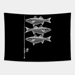 Striped Bass Flag Tapestry