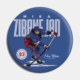 Mika Zibanejad New York R Cover Pin