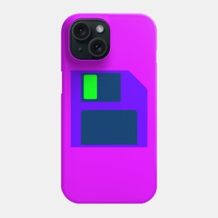 1.44 MB FLOPPY DISK VIOLET Phone Case