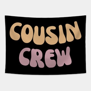 Cousin Crew Shirts for Kids, Big Cousin Shirts Matching Cousin TShirt, New to the Crazy Cousin Crew Shirt, Groovy Beach Cousin Era Vacation Tapestry