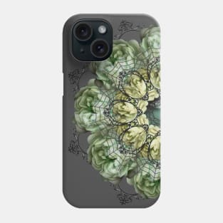 spooky flowers mandala Phone Case