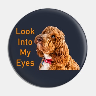 Look Into My Eyes Pin