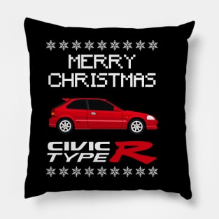 Civic Type R Merry Christmas Edition Pillow