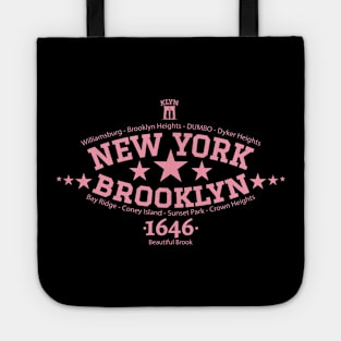 New York Brooklyn, Brooklyn Schriftzug, Brooklyn college style Logo Tote