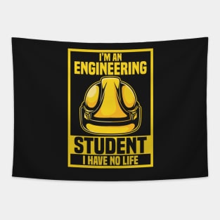 ENGINEERING STUDENT GIFT : I Have No Life Tapestry