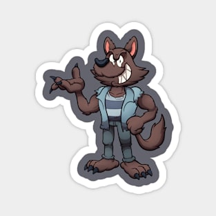 Evil Werewolf Magnet