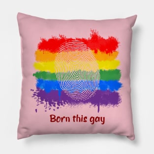 Born This Gay Pillow