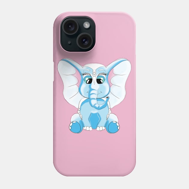 Cute Elephant cartoon Phone Case by Karima Bo