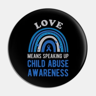 Child Abuse Awareness Prevention Month Pin