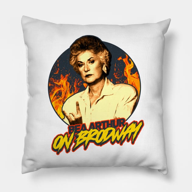 Dorothy On Brodway Metal Flame Pillow by Suksesno Aku Gusti