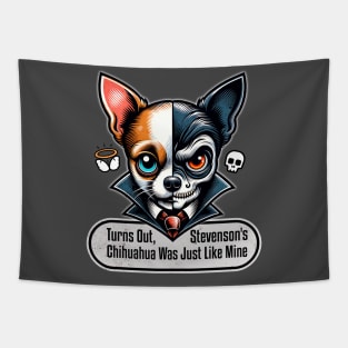 Dr. Jekyll & Mr. Hyde Chihuahua Tapestry