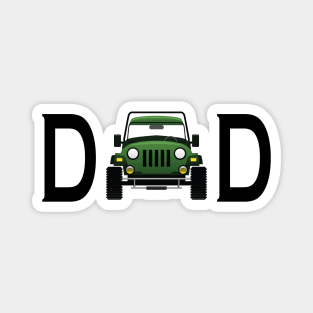 Jeep Dad Magnet