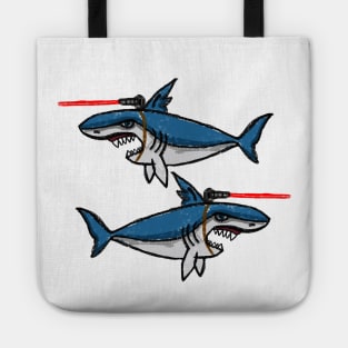 Sharks With Friggin’ Laser Beams Attached to Their Heads. Tote