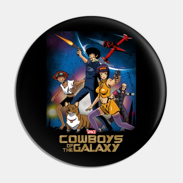 Galaxy Cowboys Superhero Movie 90's Anime Mashup Parody Pin by BoggsNicolas
