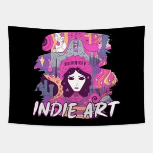 Indie art Tapestry