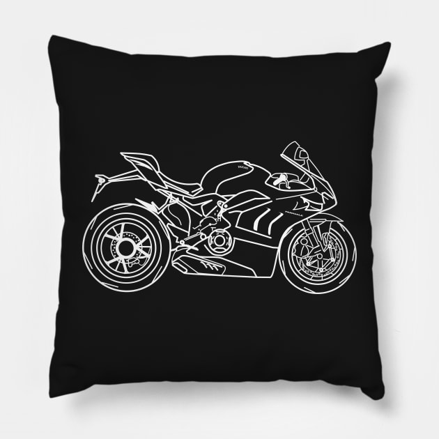 Ducati Panigale Pillow by Aurealis