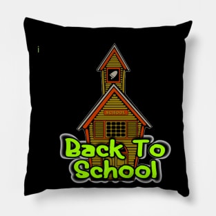 Preppy school supplies Pillow