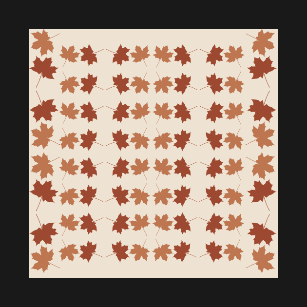 Cozy autumn repeat pattern 03 by BeCreativeArts