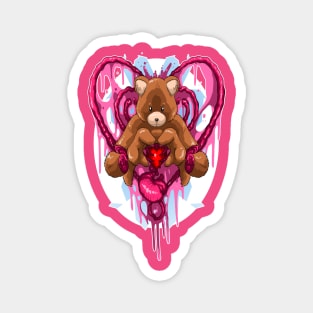 Teddy Bear Candy Gore Magnet