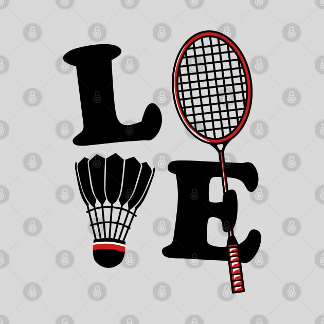 I Love Badminton v2 by mirailecs