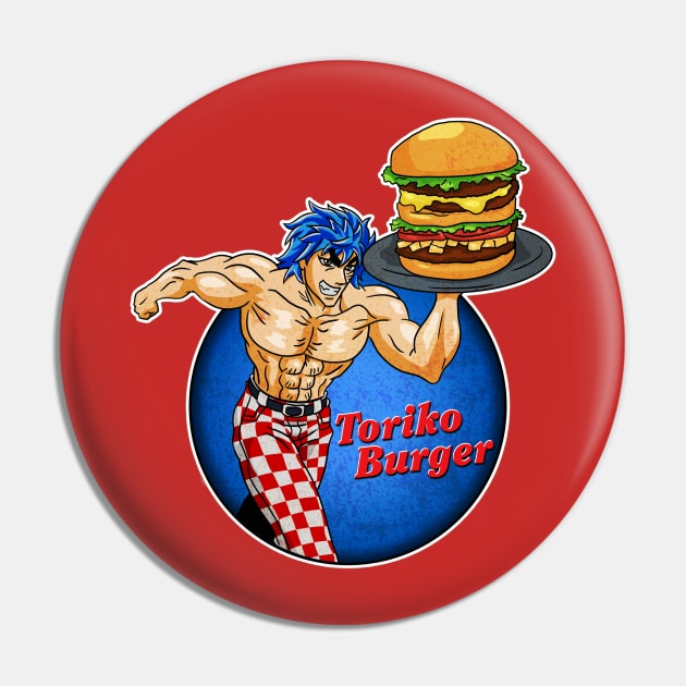 Toriko Burger Pin by CCDesign