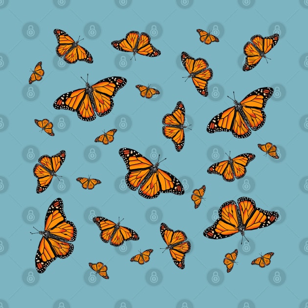 Monarch butterflies by rlnielsen4