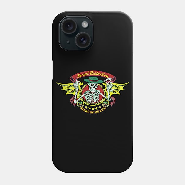 Social Distortion - Story of my life (Colour) Phone Case by CosmicAngerDesign