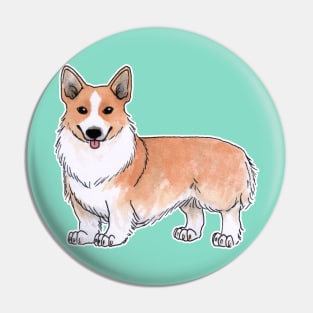 Welsh corgi dog Pin