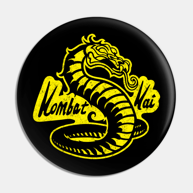 Kombat Kai - Grunge Pin by demonigote