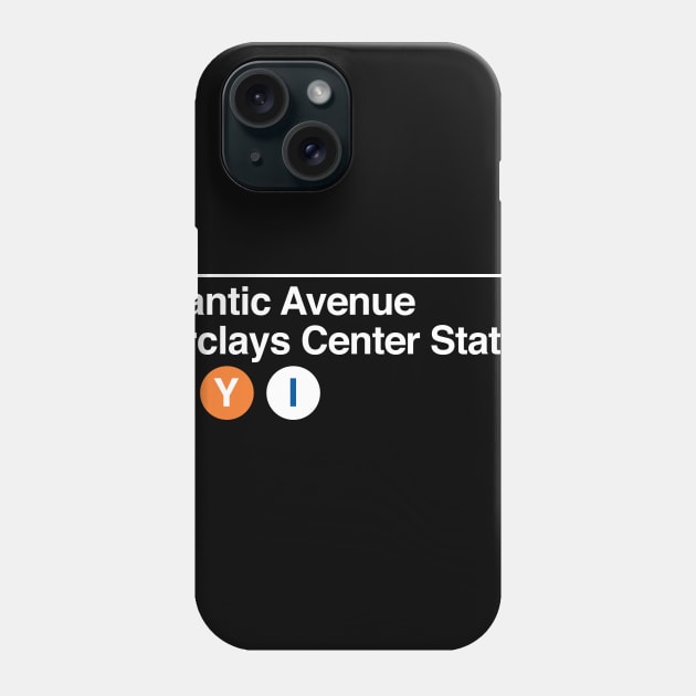 NYI Subway Stops Phone Case by NYIslesBlog