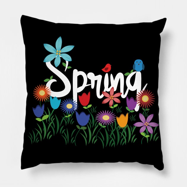 Spring Feelings Pillow by CrissWild