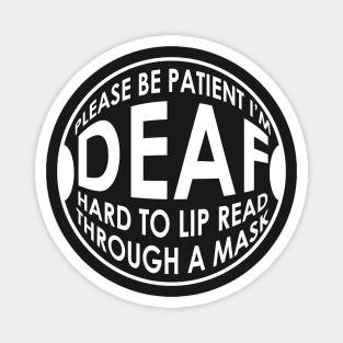 Deaf Awareness Social Distancing Magnet