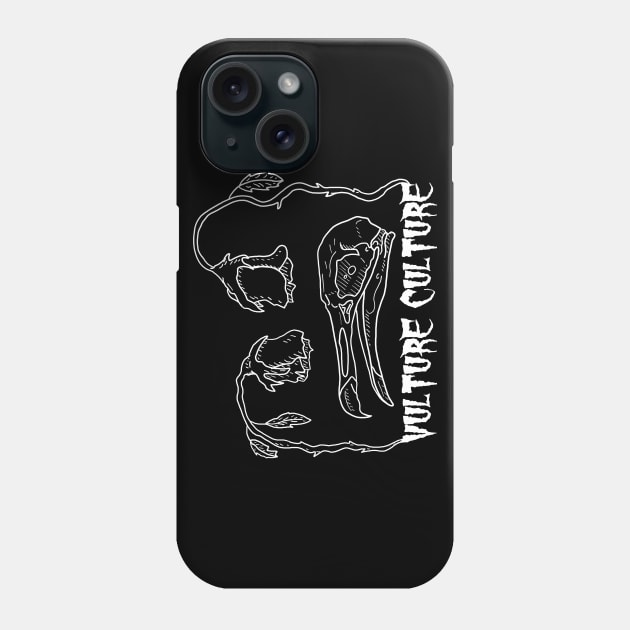 Vulture Culture Vulture Skull Phone Case by SNK Kreatures