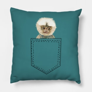 Pocket Monkey Pillow