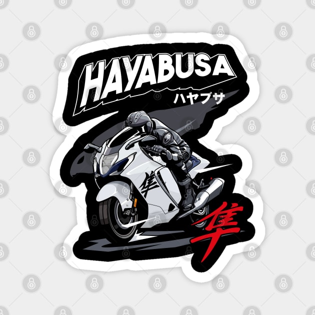 Suzuki Hayabusa Magnet by kucingtertawa