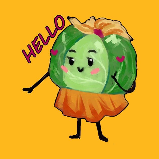 Cheerful Cabbage by Demonic cute cat