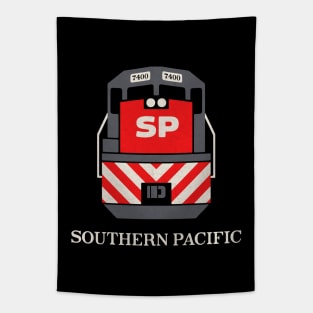 Southern Pacific Railroad Train Engine T-Shirt Tapestry