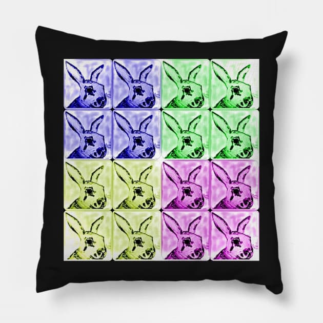 Sweetie the Princess English Spot Rabbit Pillow by YollieBeeArt