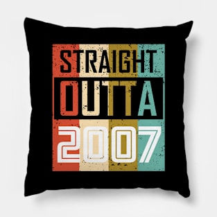 Straight Outta 2007 Pillow