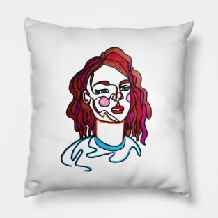 Portrait of A Girl Pillow