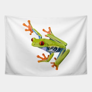 Geometric Tree Frog Tapestry