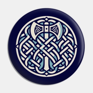 knotwork viking axe Pin