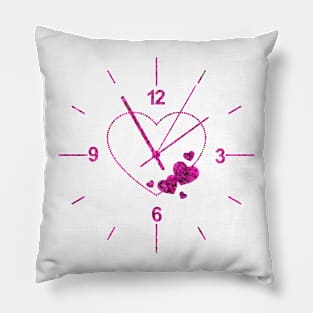 Clock Art Pillow