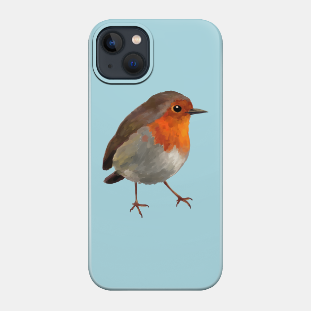 Robin - Bird - Phone Case