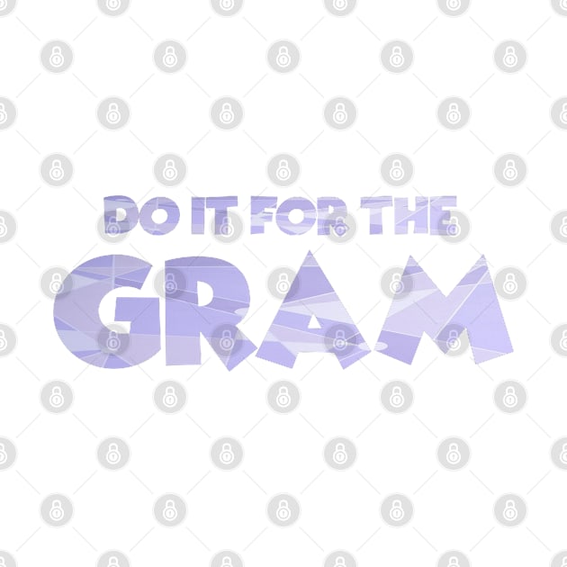 Do It For The Gram Galactic Purple Wall by Magical Mom Life