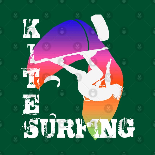 Kite Surfing WIth Freestyle Kitesurfer And Kite 10 by taiche